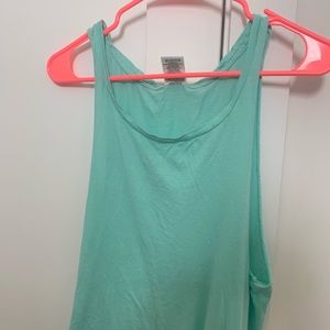 PINK flowy muscle top, size small